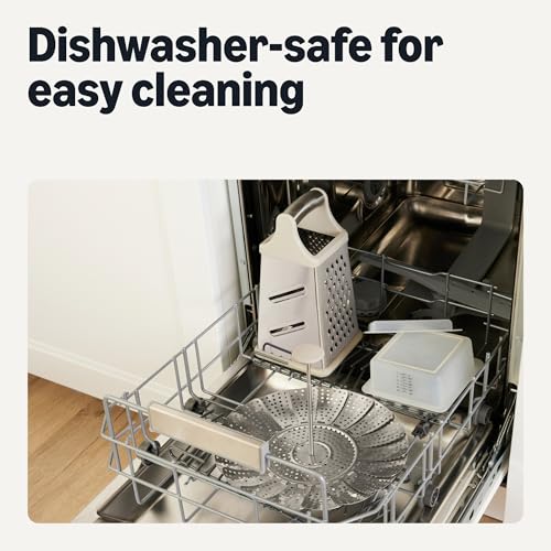 Amazon Basics Expandable Stainless Steel Steamer Basket 5.6-9.25 in