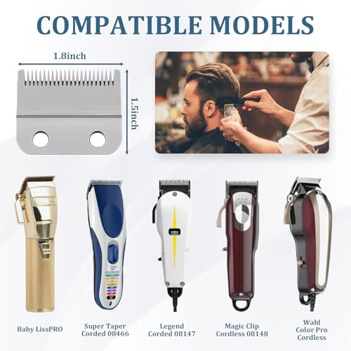 CR8GR8 Black Clipper Guards Set for Wahl & Universal Hair Clippers - 3 Pack
