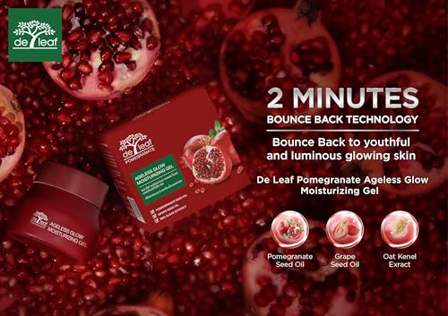 Pomegranate Anti-Aging Gel Moisturizer - 1.3 Fl Oz Hydrating Formula