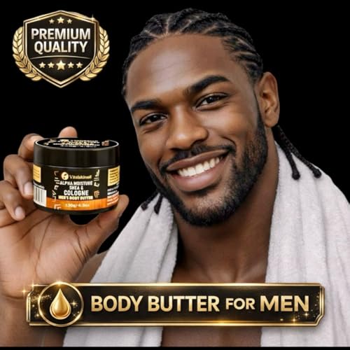 Men's Shea Butter Body Cream - Cologne Scented Moisturizer