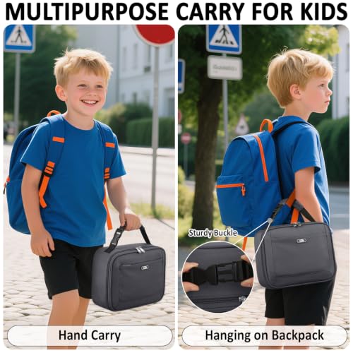 Tenot Insulated Lunch Box for Kids - Waterproof & Portable Tote Bag