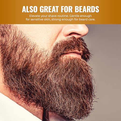 All-Natural Shave Oil ? No Razor Burn or Bumps - Get a Silky Smooth Shave - Plant-Based, Nontoxic Shaving Oil Perfect for Bikini Body Beard | Made in USA, 4 Fl Oz