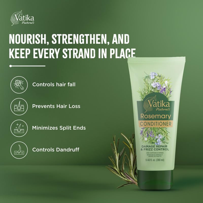Vatika Naturals Rosemary Conditioner for Dry Hair - 280g
