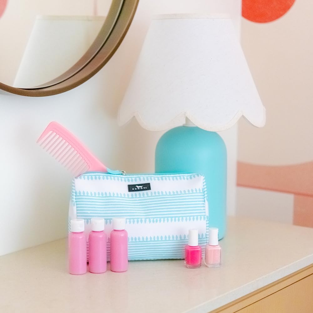 Toiletry Bag - Water-Resistant Makeup & Cosmetic Organizer | Fits Full Size Items, Inside Pocket