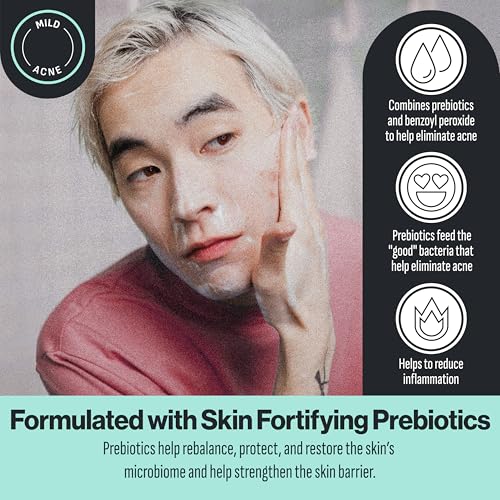Oxy Acne Cream Cleanser for Sensitive Skin - 5% Benzoyl Peroxide (Pack of 2)