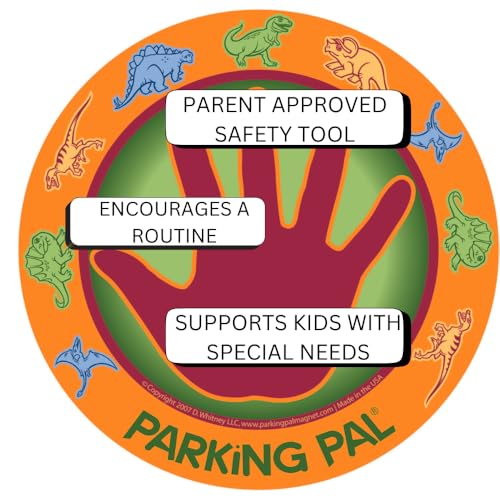 Parking Pal Kids Hand Magnet for Car Safety – Dinosaur Design
