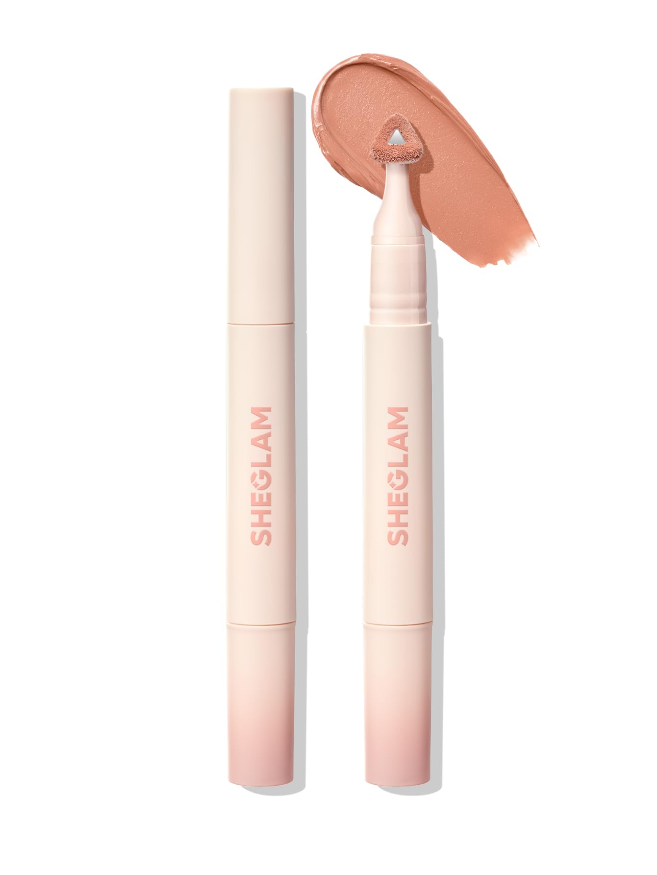 SHEGLAM Marshmallow Puff Lip Blur Pen Matte Lipstick for Long-lasting Hydrating Lip Makeup-004 Dream Date