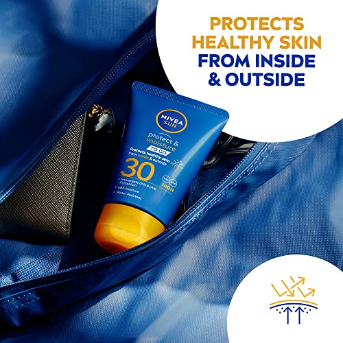 NIVEA Pocket Size Protect & Moisture Outdoor Lotion 50mL Travel-Friendly