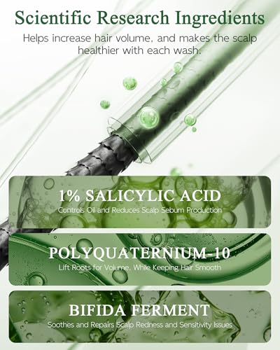 Mugwort Scalp Detox Shampoo for Sensitive Scalp - 1% Salicylic Acid