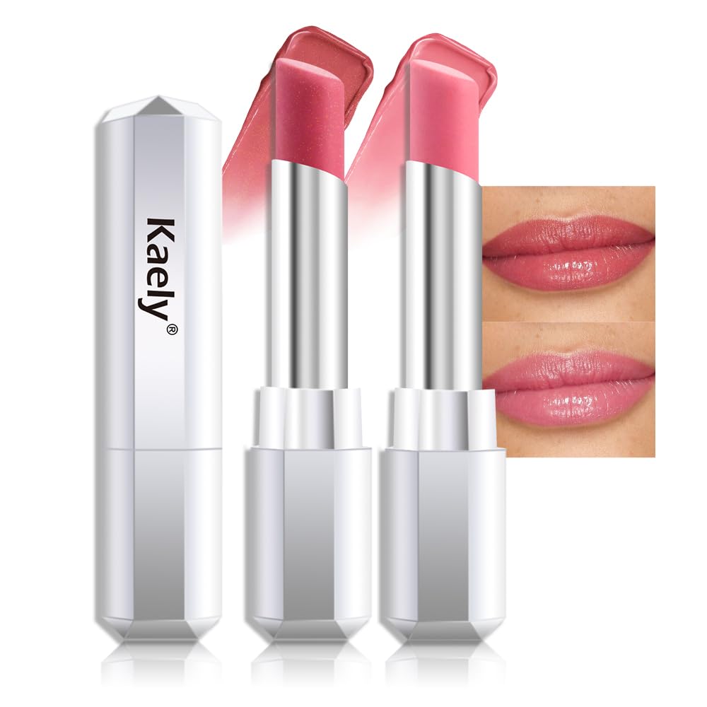 Honey Lipstick Tinted Lip Balm - Hydrating Shine for Dry Lips | Moisturizing Vegan Glossy Stain, Sheer & Lightweight
