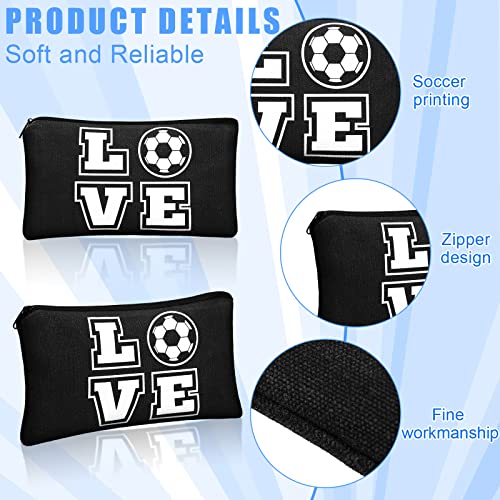 Lauwell 12pcs Soccer Style Cosmetic Bags Travel Organizer Women Girls