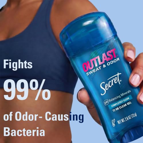 Secret Outlast Antiperspirant Deodorant for Women, 72hr Protection, 2.6 oz (Pack of 2)