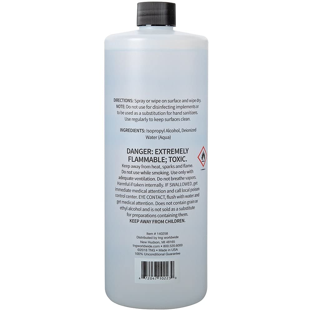 Isopropyl Alcohol 99% - Pure Concentrated IPA for Disinfecting | 32 Fl Oz (960ml)