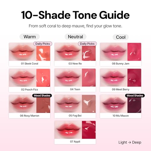 Oiad Slayn Hyper Glow Lip Gloss Tint - Long-Lasting Non-Sticky Glassy Shine
