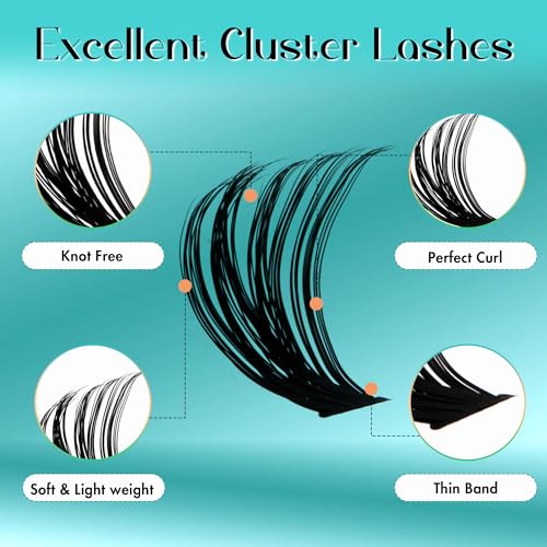 GEMERRY 60D DIY Lash Extension Kit 10-18mm - 280PCS for Beginners