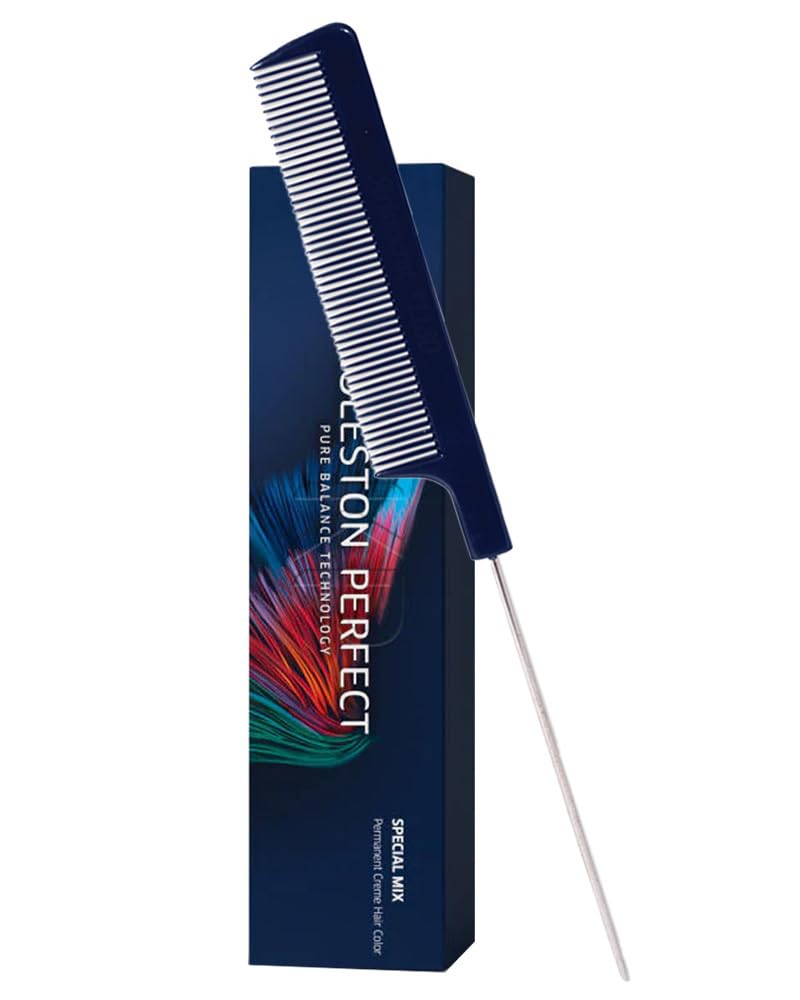 Koleston Perfect ME+ Medium Brown Ash Hair Color - Permanent Creme Dye 2oz | Includes Tail Comb