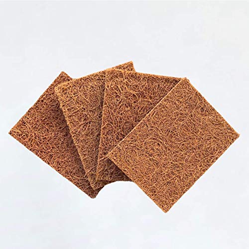 Marasol Coconut Fiber Soap Saver and Scrub Pad - 4-Pack