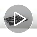 BINO 5-Slot Plastic Silverware Organizer for Kitchen Drawers