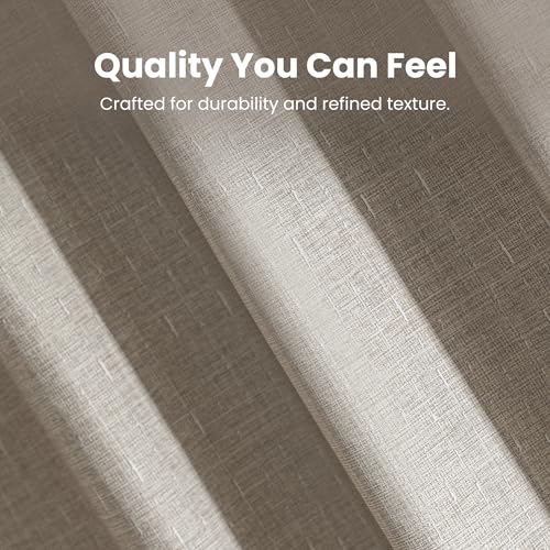 SLEEP ZONE Waterproof Beige Shower Curtain 72" x 72" - Geometric Design