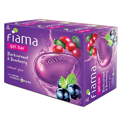 Fiama Di Wills Gel Bar Soap - Blackcurrant & Bearberry, 125g (Pack of 3)