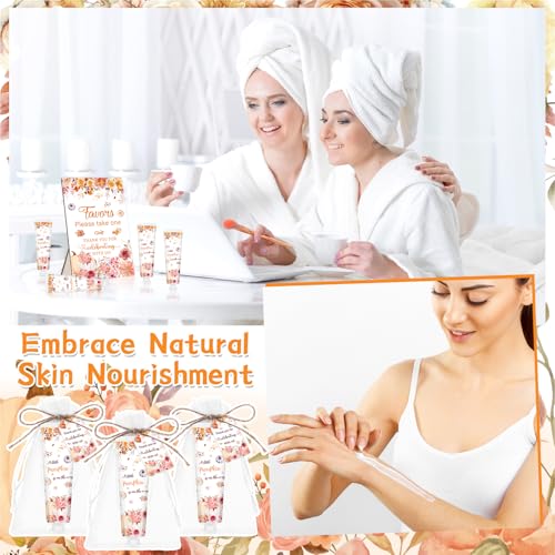 50-Piece Hand Cream Party Favor Set with Organza Bags and Thank You Cards