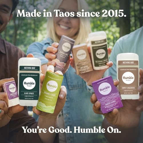 Humble Aluminum-Free Deodorant - Palo Santo & Frankincense, 2.5 oz