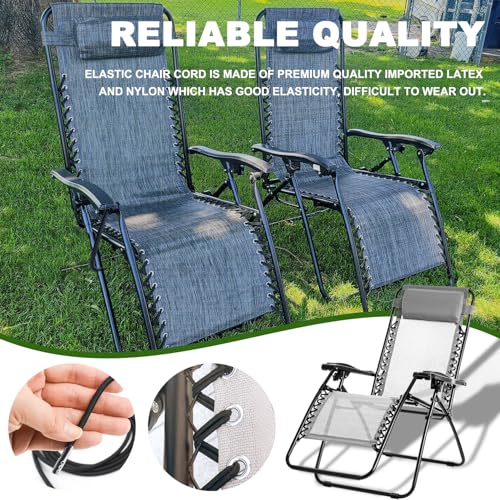 Zero Gravity Chair Replacement Cords - 12-Piece Elastic Kit