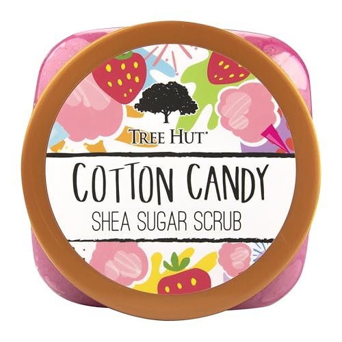 Tree Hut Cotton Candy Body Scrub - Exfoliating Sugar Scrub, 18 Oz