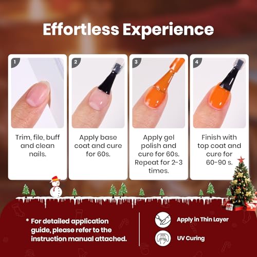 Beetles Gel Nail Polish Set - 23-Piece Glowing Attraction Collection