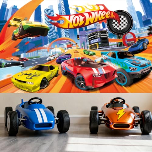 Race Car Birthday Banner - 59x36 Inch Racing Theme Backdrop