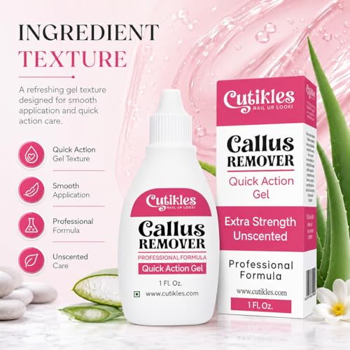 Cutikles Callus Remover Gel – Extra Strength for Smooth Feet