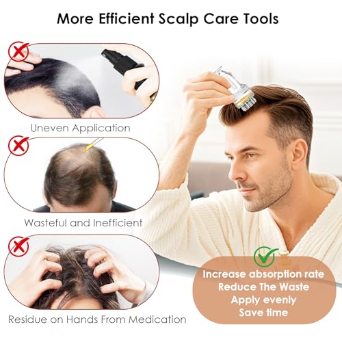 Scalp Applicator Comb for Minoxidil & Oils - 10ml Precision Tool (1PCS)