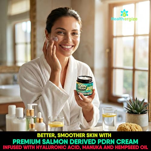 Healthergize PDRN Face Moisturizer with Salmon DNA & Manuka Honey 2.5oz