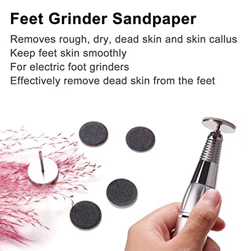 100pcs Self-Adhesive Sandpaper Discs for Electric Callus Remover