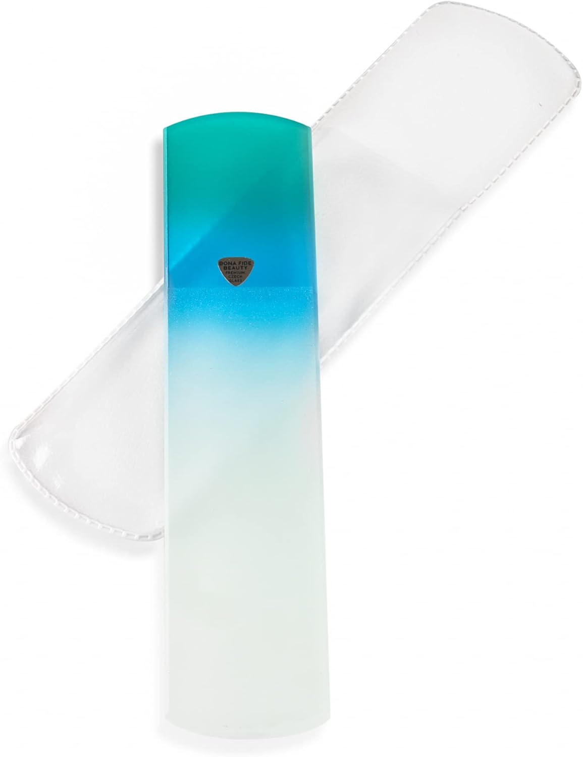Czech Glass Foot File - BONA FIDE BEAUTY Premium Foot Scraper & Rasp | Includes Protective Sleeve