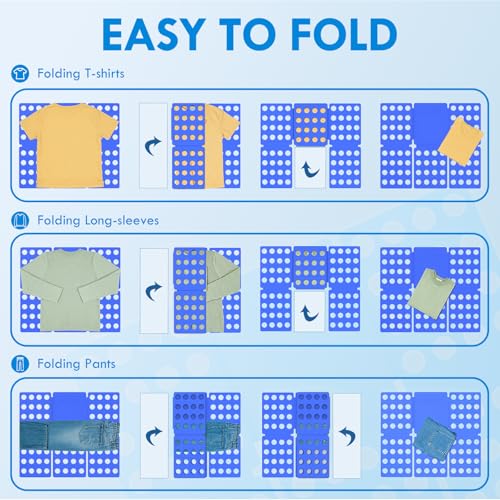 Compact Mini Clothes Folding Board for Quick and Uniform Folds