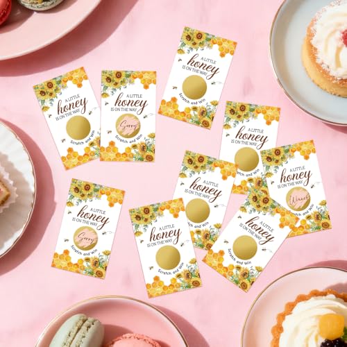 50 Pack Scratch-Off Game Cards for Baby Shower & Parties