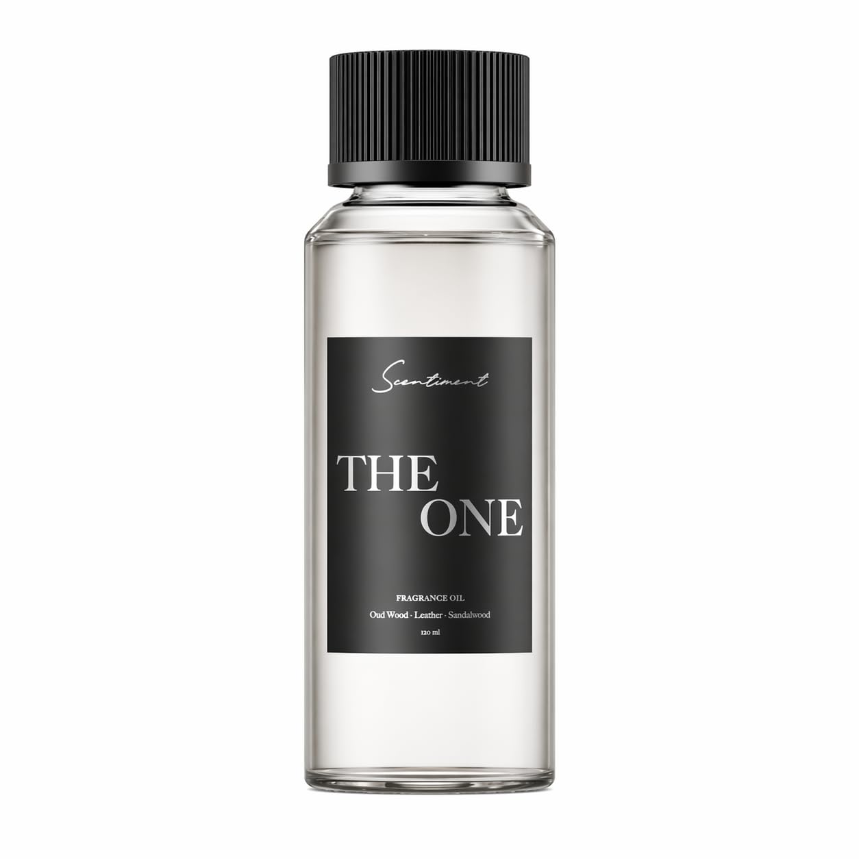 Scentiment The One Diffuser Oil - Premium Hotel Scent with Notes of Cardamom, Leather, Lemon with Cinnamon & Sandalwood Home Scent, Hotel Fragrance Oil Diffuser Refill - 4.06 fl oz (120 mL)