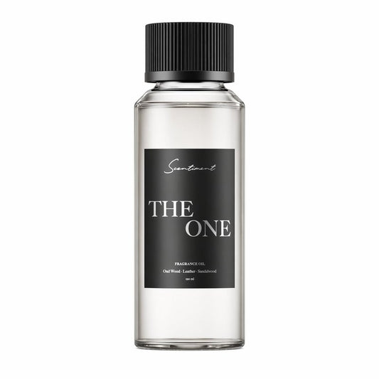 Scentiment The One Diffuser Oil - Premium Hotel Scent with Notes of Cardamom, Leather, Lemon with Cinnamon & Sandalwood Home Scent, Hotel Fragrance Oil Diffuser Refill - 4.06 fl oz (120 mL)
