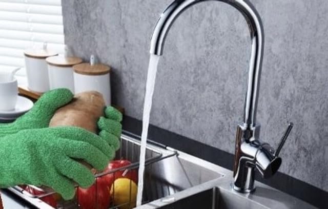 Scrub-Eez Cleaning Gloves - Durable Nylon for Kitchen & Household Use
