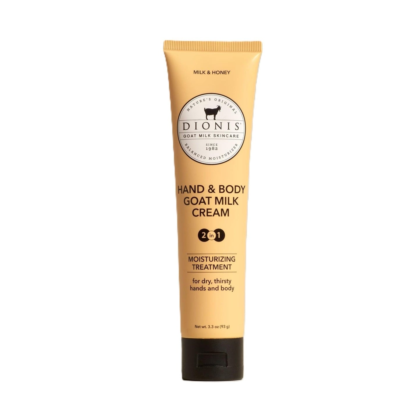 Dionis Goat Milk Hand & Body Cream Moisturizing Treatment Cream & Honey 3.3 oz