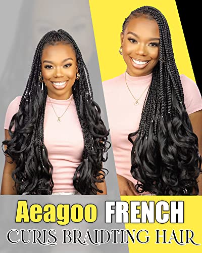 French Curl Braiding Hair - 8 Inch Pre-Stretched 1B (Pack of 8)