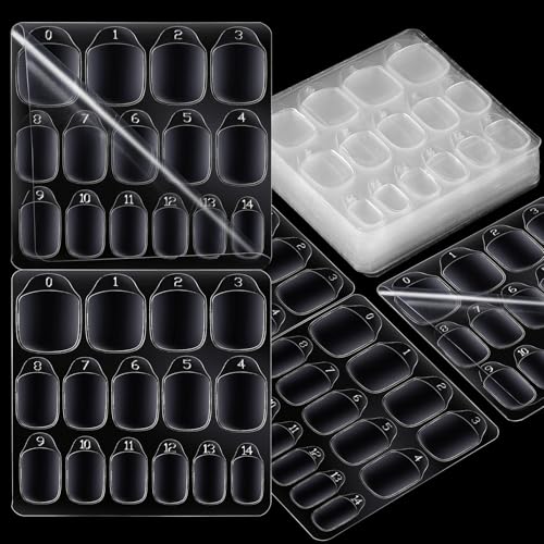 Teenitor 300pcs Nail Adhesive Tabs - 15 Sizes for Press On Nails