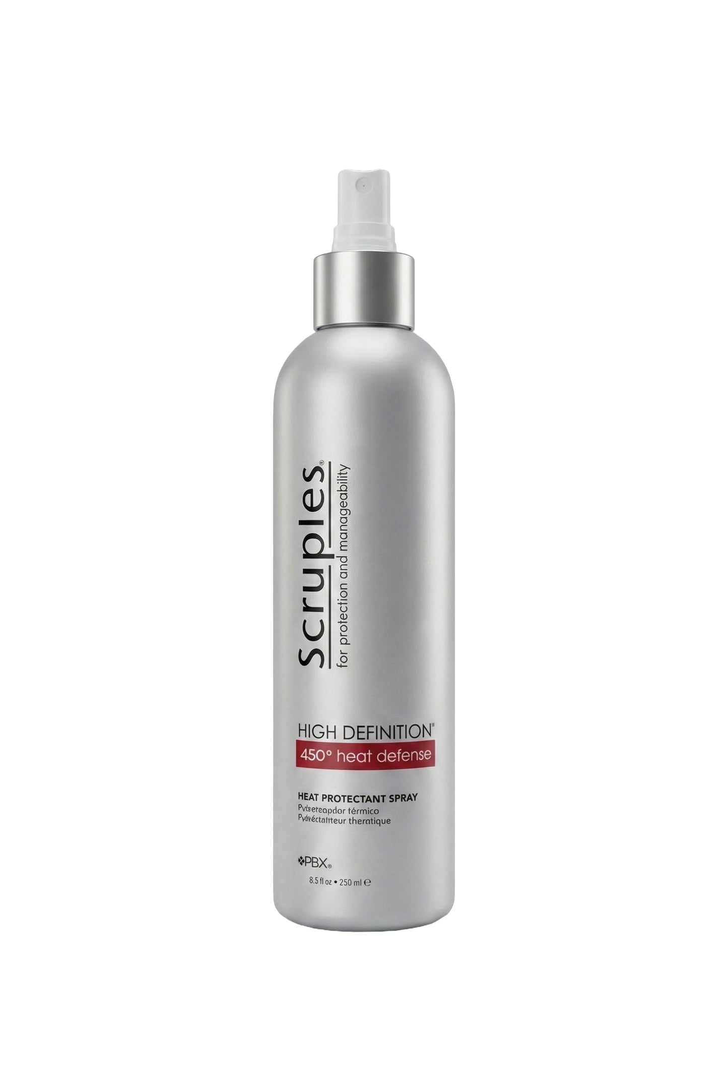 Scruples 8.5oz High Definition 450° Heat Defense Thermal Protectant Spray, Color-Safe Formula, Enhances Shine & Smoothness, Lightweight Spray