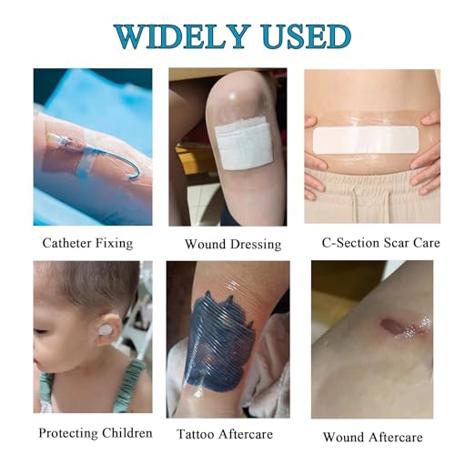 ANAMPION Waterproof Tattoo Aftercare Bandage, 10" x 2 Yard Healing Film