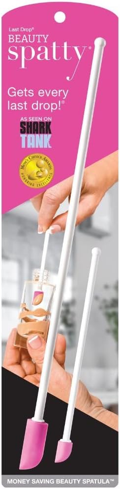 Spatty Daddy Beauty Spatula Set - Mini Makeup Tools for Precision | 6 & 12 Inch Pink Spatulas for Gifts