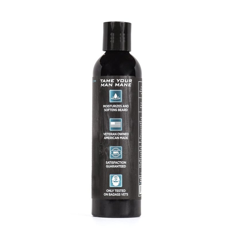 Badass Beard Care Beard Conditioner For Men - THE OUTLAW, 8oz - Made of Natural Ingredients for A Healthy, Soft, & Itch Free Beard and Mustache