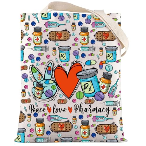 Peace Pharmacy F T Makeup Bag - Pharmacy Technician Gift Cosmetic Zipper Pouch