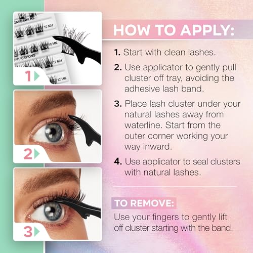 Ardell Active Press-On Underlash Clusters with Applicator - 1 Pack