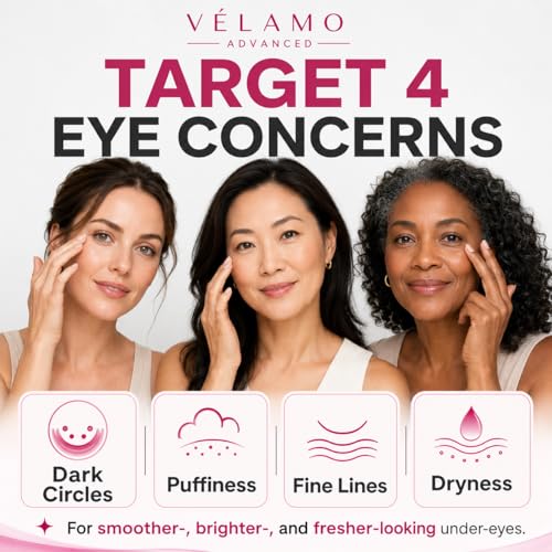 VELAMO ADVANCED Collagen Under Eye Patches for Puffy Eyes & Dark Circles (30 Pairs)